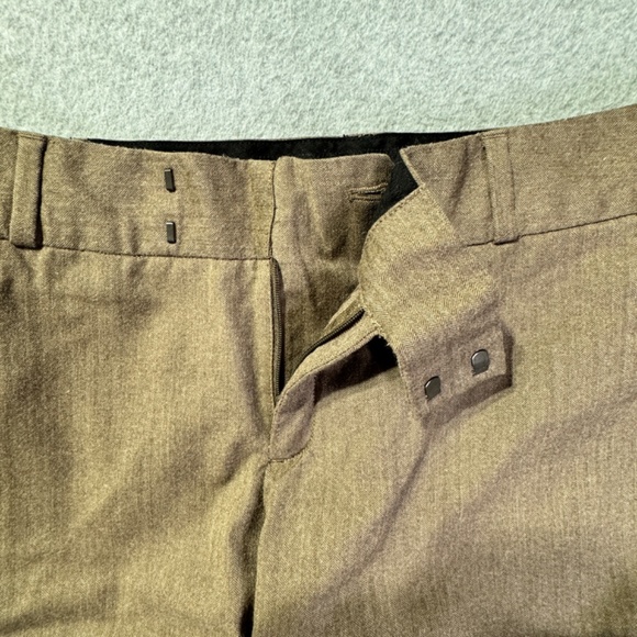 Banana Republic Dressy Bermuda Womens 6 Brown Stretch Martin Fit Low Rise Wool - Picture 7 of 9